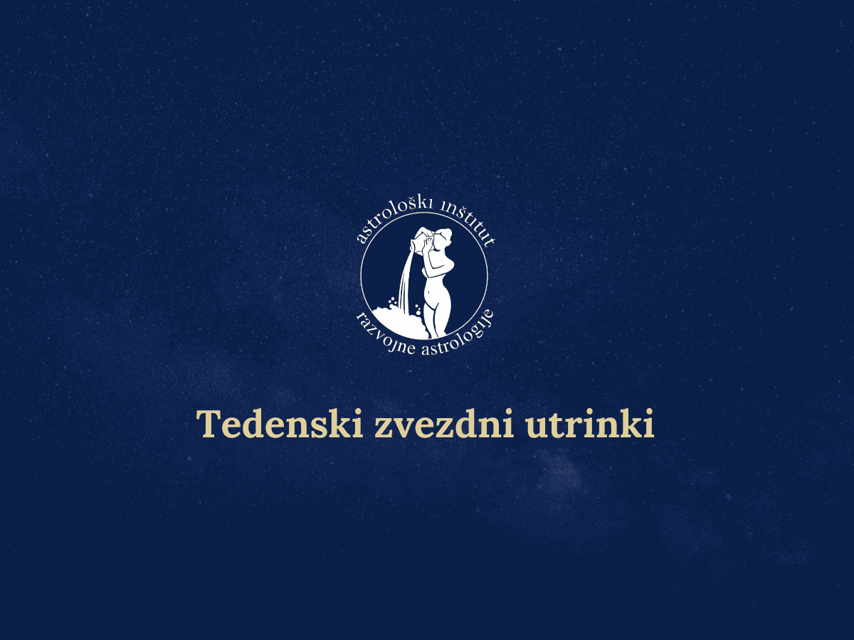 Tedenski zvezdni utrinki od 4. 5. 2025 dalje